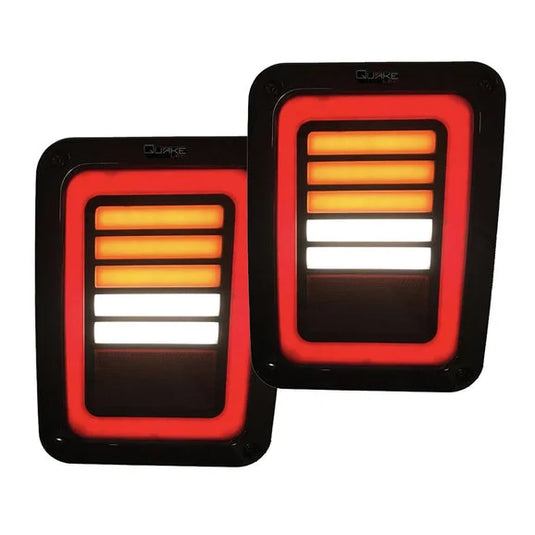 Quake LED QTE942 NES LED Tail Light Kit for 07-18 Jeep Wrangler JK