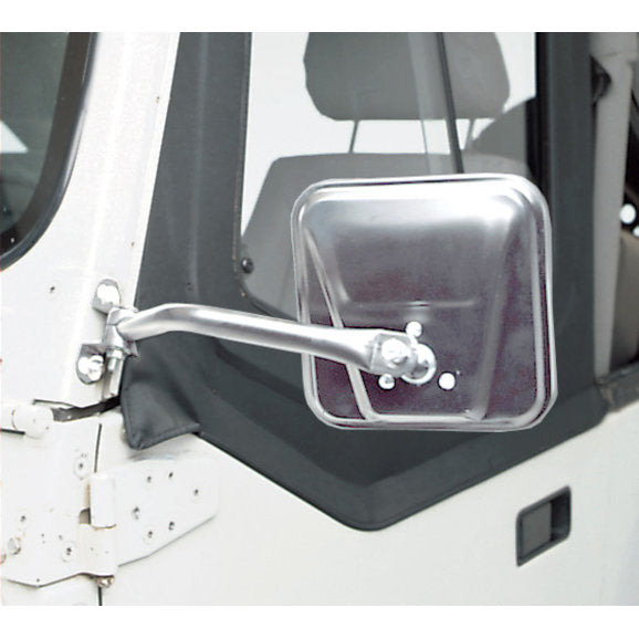 Rampage Products Side Mirrors for 76-95 Jeep CJ-5, CJ-7, CJ-8 Scrambler & Wrangler YJ