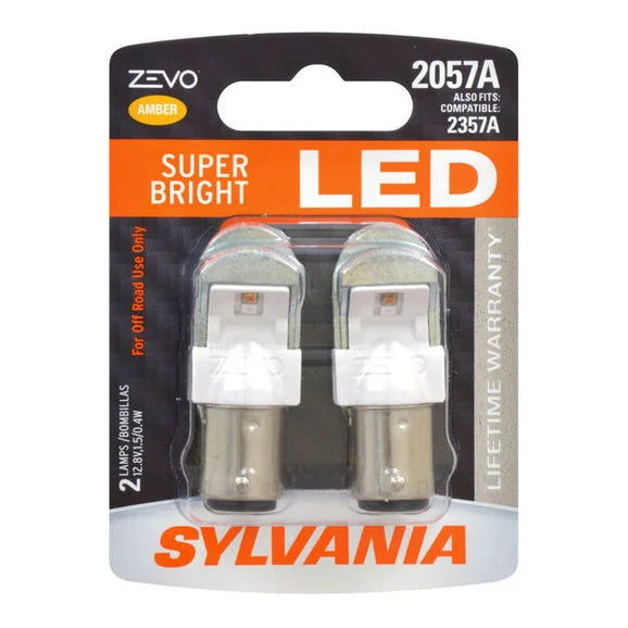 Load image into Gallery viewer, Sylvania 2057ALED.BP2 #2057A Amber Zevo LED Mini 2 Pack
