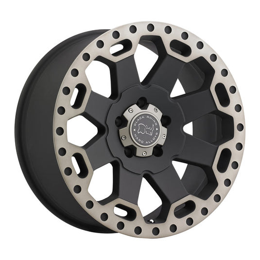 Black Rhino Hard Alloys Warlord Wheel for 07-24 Jeep Wrangler JL, JK & Gladiator JT