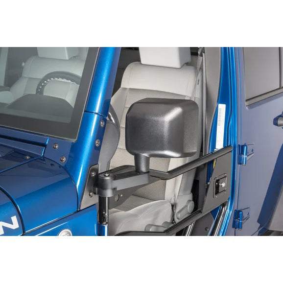 Load image into Gallery viewer, Quadratec Automatic Billet Aluminum Mirror Movers for 07-18 Jeep Wrangler JK
