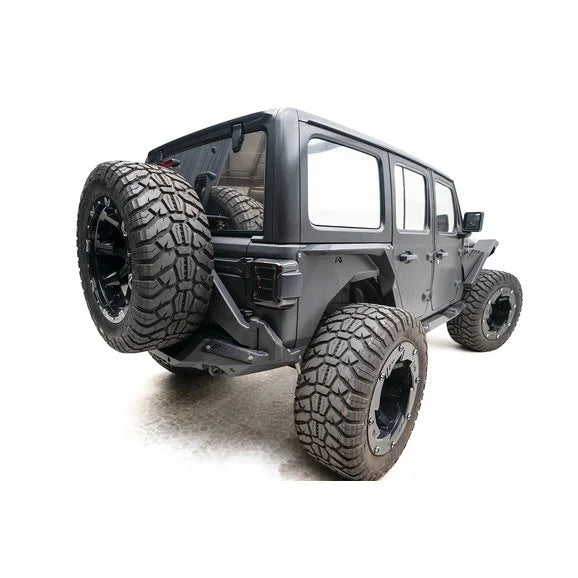 Load image into Gallery viewer, Fab Fours Off-The-Door Tire Carrier for 18-24 Jeep Wrangler JL
