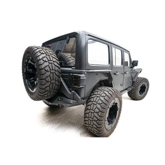 Fab Fours Off-The-Door Tire Carrier for 18-24 Jeep Wrangler JL