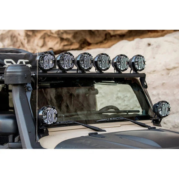 Load image into Gallery viewer, KC HiLiTES 50&quot; Overhead Xross Bar Light Mount for 07-18 Jeep Wrangler JK
