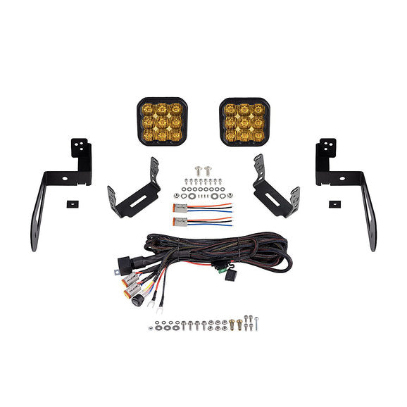 Load image into Gallery viewer, Diode Dynamics DD7274 SS5 CrossLink Bumper Pod Light Kit for 07-18 Jeep Wrangler JK
