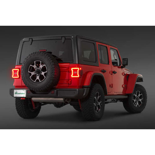 Mopar 68434895AB LED Tail Light with Lane Change Avoidance for 18-24 Jeep Wrangler JL