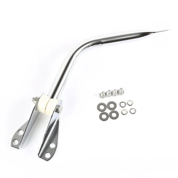 Rugged Ridge Chrome Mirror Arm and Bracket  Driver Side for 55-86 Jeep CJ Series