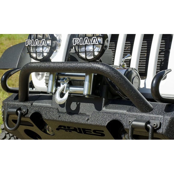 Load image into Gallery viewer, Aries 2072100 Winch Adapter Plate with Fairlead Mount for 07-18 Jeep Wrangler JK
