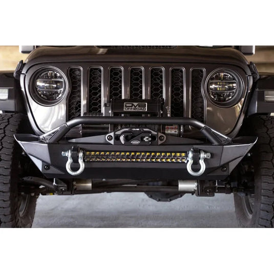 DV8 Offroad FBJL-11 FS-1 Series Front Stubby Bumper for 07-24 Jeep Wrangler JK, JL & Gladiator JT