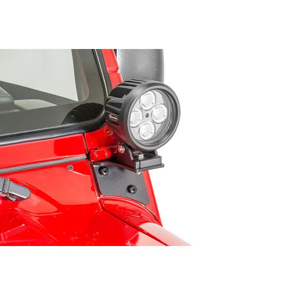 Load image into Gallery viewer, Quadratec Windshield Light Mounting Bracket for 97-06 Jeep Wrangler TJ Unlimited
