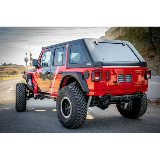 DV8 Offroad HTJLFB-B Ranger Fastback Hardtop for 18-24 Jeep Wrangler JL Unlimited