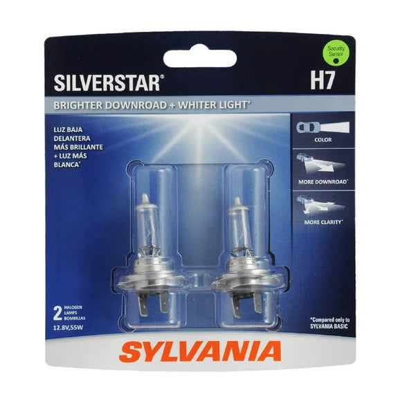 Sylvania H7ST.BP2 #H7 SilverStar Halogen Headlight Bulb 2 Pack