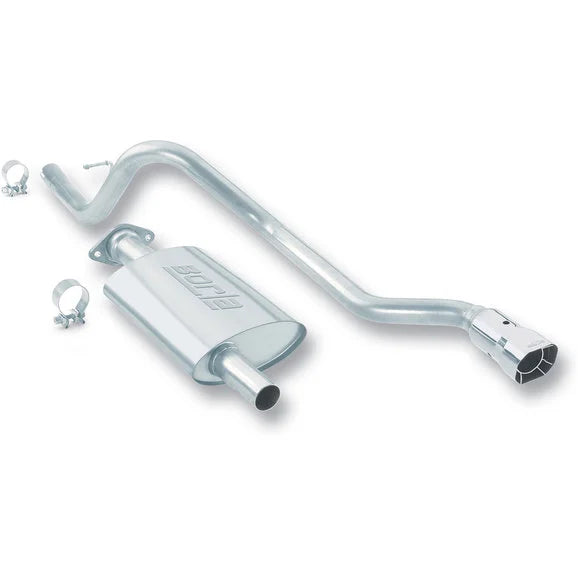 Borla 140071 T-304 Stainless Steel Cat-Back System for 97-01 Jeep Cherokee XJ with 4.0L