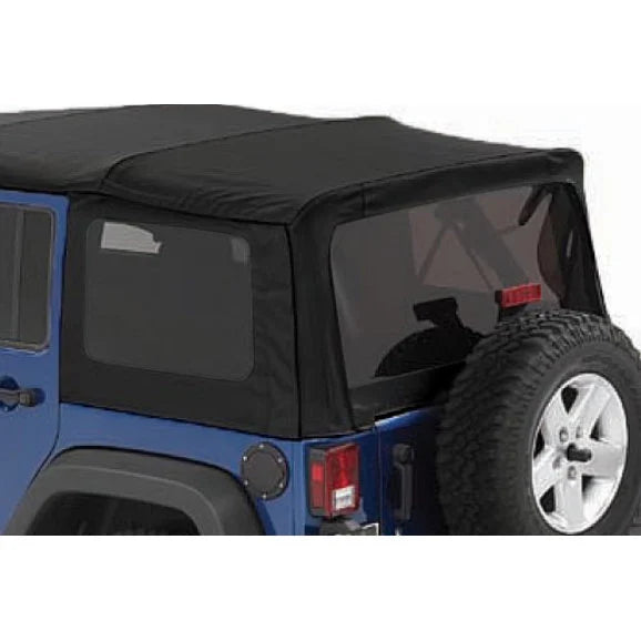 Bestop 58447-17 Tinted Window Kit for 07-09 Jeep Wrangler Unlimited JK 4 Door with Twill Replace-a-top NX