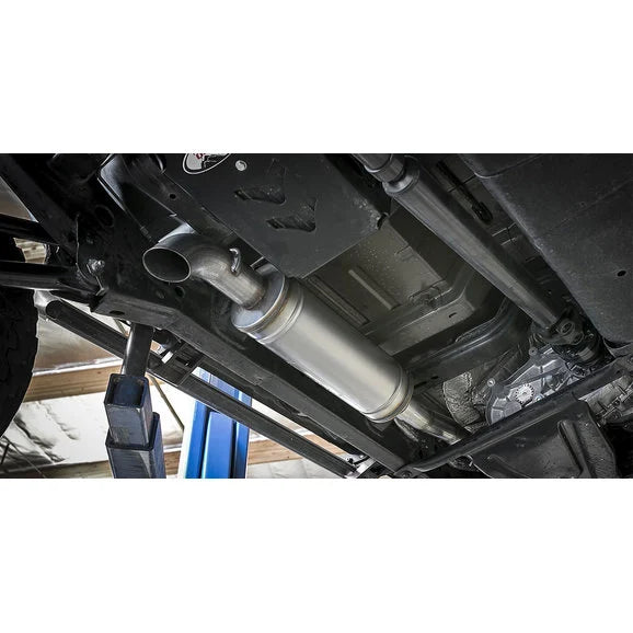 Load image into Gallery viewer, aFe Power 49-48069 Rock Basher 2.5&quot;- 3&quot; 409 Stainless Cat-Back Exhaust System for 07-18 Jeep Wrangler JK Unlimited 4 Door
