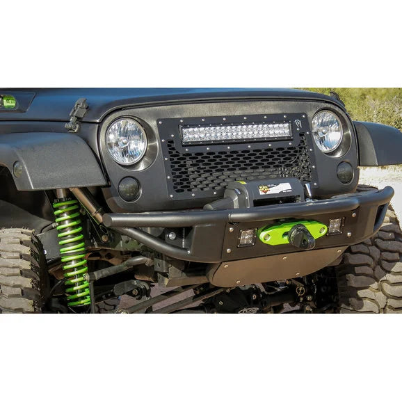 Load image into Gallery viewer, ADD Offroad F952271370103 Venom Winch Mount Front Bumper for 07-18 Jeep Wrangler JK
