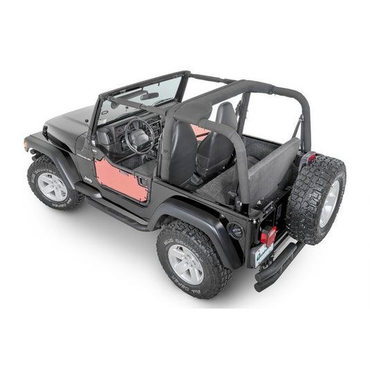 SpiderWebShade ShadeSkins for 97-06 Jeep Wrangler TJ with Rancho Tubular Doors