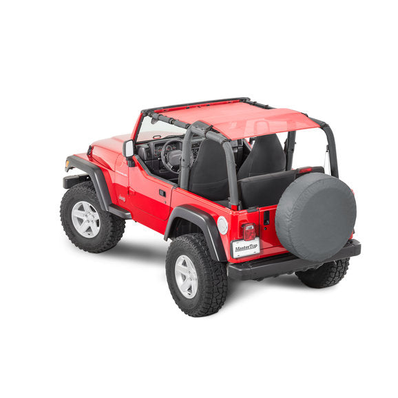 MasterTop ShadeMaker Mesh Bimini Top Plus for 92-06 Jeep Wrangler YJ & TJ
