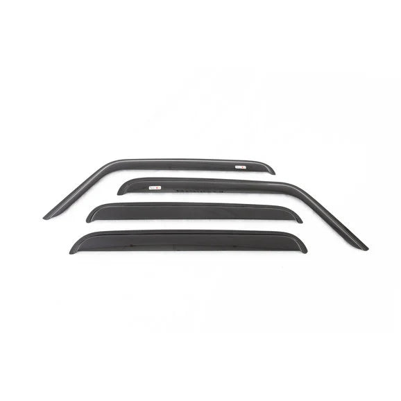 Rugged Ridge 11351.21 Front & Rear Rain Deflectors in Smoke for 93-98 Jeep Grand Cherokee ZJ