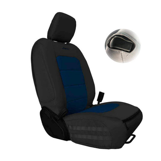 Bartact Mil-Spec Super Front Seat Covers for 18-23 Jeep Wrangler JL 2-Door