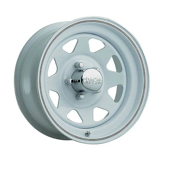 Cragar Series 310 White Nomad I Wheel for Jeep Vehicles with 5x4.5 Bolt Pattern