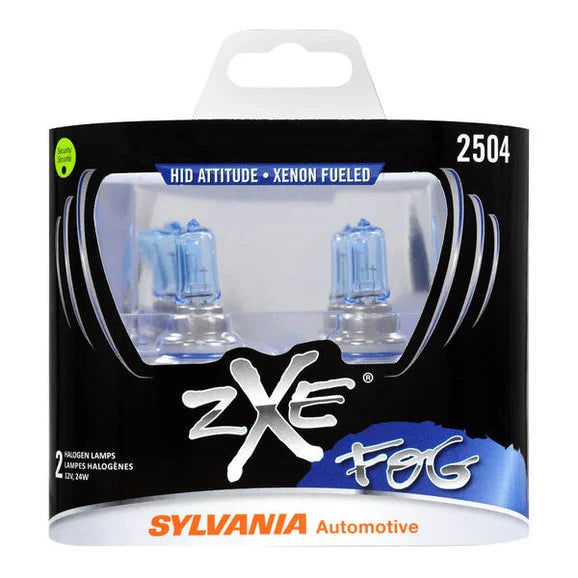 Sylvania 2504SZ.BB2 #2504 SilverStar zXe Halogen Fog Bulb 2 Pack