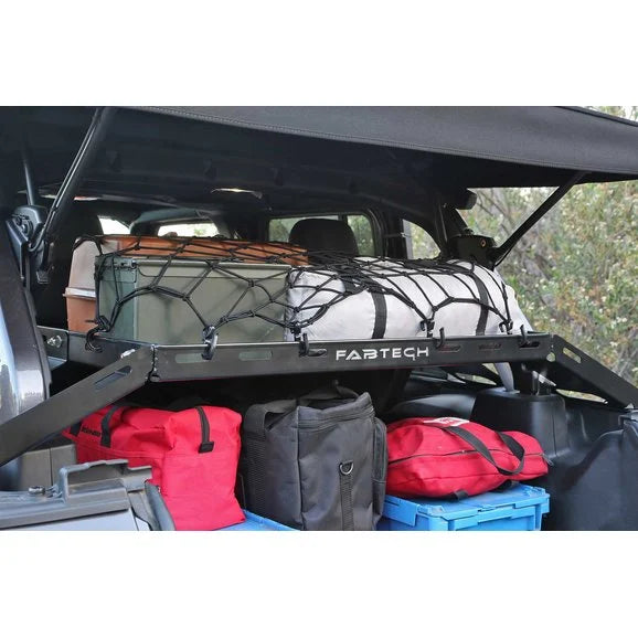 Load image into Gallery viewer, Fabtech FTS24211 Interior Cargo Rack for 18-22 Jeep Wrangler JL Unlimited with Hardtop
