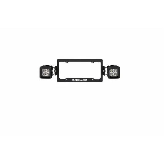 ZROADZ Z310005 License Plate Frame LED Bracket to Mount (2) 3" LED Pod Lights