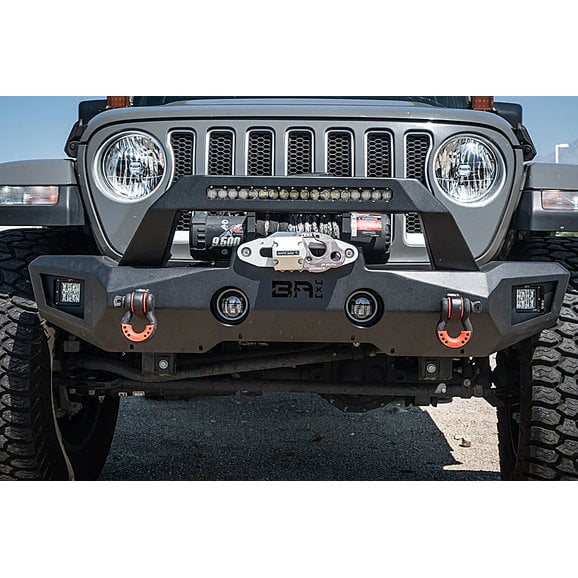 Load image into Gallery viewer, Body Armor JL-5125 Fabricated Grill Guard for 18-23 Jeep Wrangler JL with a Body Armor Front Bumper
