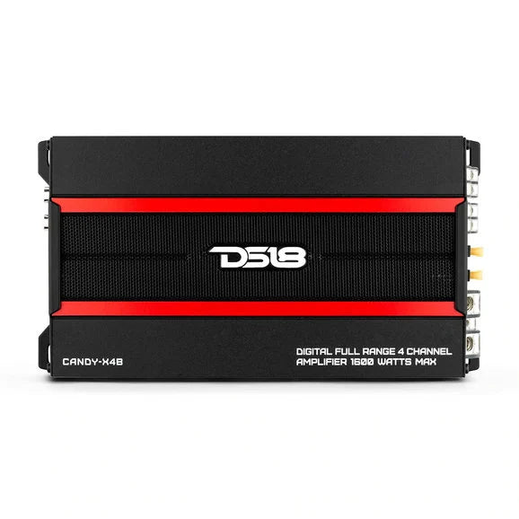 Load image into Gallery viewer, DS18 CANDY-X4B Compact Full-Range Class D 4-Channel Car Amplifier- 1600 Watts
