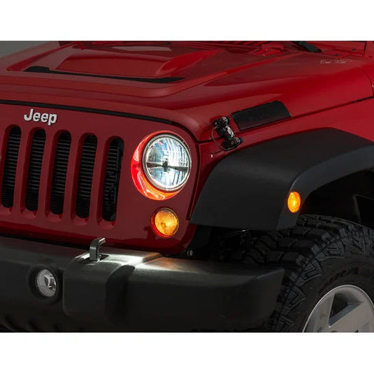 Quadratec Gen II LED Headlights & LED Tail Lights for 07-18 Jeep Wrangler JK