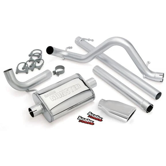 Banks Power Monster Exhaust for 07-11 Jeep Wrangler Unlimited JK 4 Door with 3.8L V-6