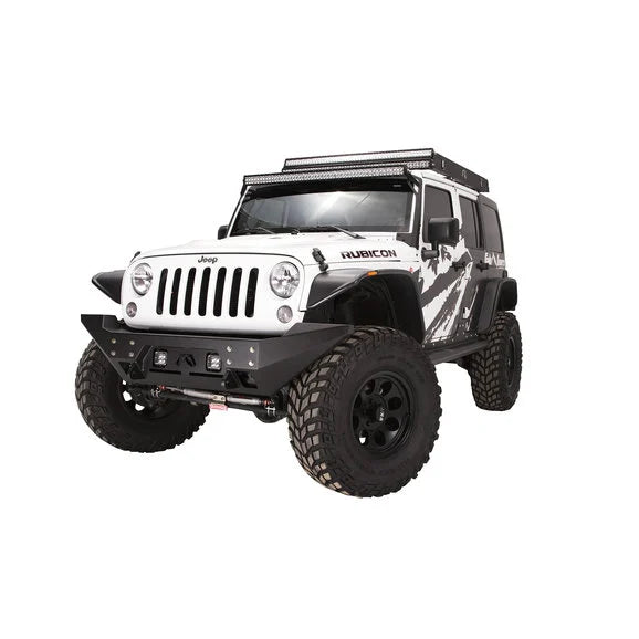 Load image into Gallery viewer, Fab Fours JK07B18571 FMJ Front Full Width Winch Bumper for 07-18 Jeep Wrangler JK
