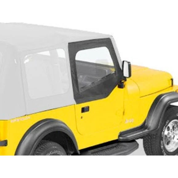 Bestop Soft Upper Doors for 88-95 Jeep Wrangler YJ with factory or Replace-a-top