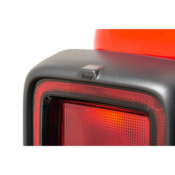 Load image into Gallery viewer, Mopar 82215130AB Tail Light Guards for 18-24 Jeep Wrangler JL with Factory Halogen Taillights
