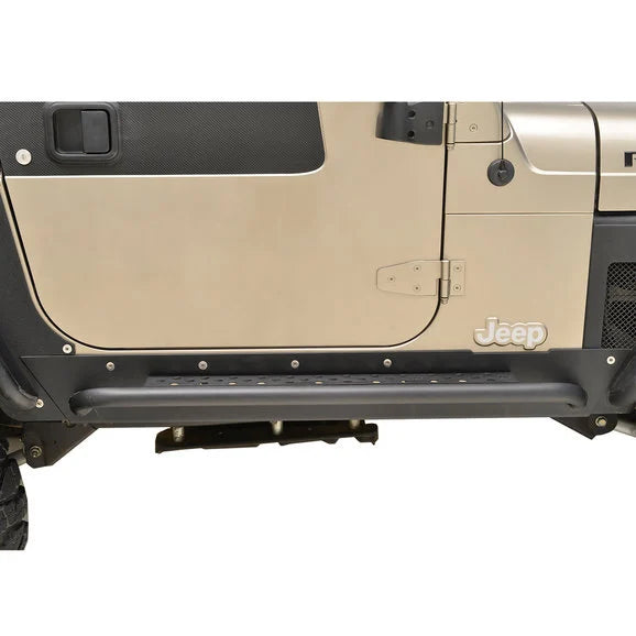 Load image into Gallery viewer, Paramount Automotive 51-0040 Rocker Guard with Step for 97-06 Jeep Wrangler TJ
