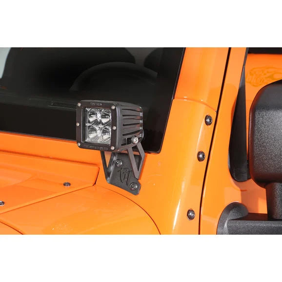 Rigid Industries 40331 A-Pillar Light Mount Kit for 07-18 Jeep Wrangler JK with D Series Lights