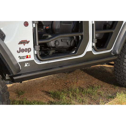 Rugged Ridge 11504.32 XHD Rock Sliders for 18-24 Jeep Wrangler JL Unlimited