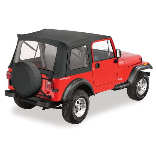 Bestop Supertop Soft Top Replacement Fabric for 76-95 Jeep Wrangler YJ & CJ with Supertop