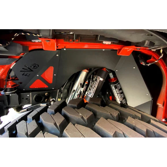 Load image into Gallery viewer, EVO Manufacturing Front Vented Fender Liners for 18-24 Jeep Wrangler JL &amp; Gladiator JT
