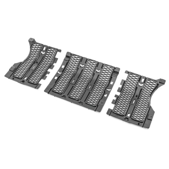 Load image into Gallery viewer, Mopar 3 Piece Grille Insert Set for 18-23 Jeep Wrangler JL
