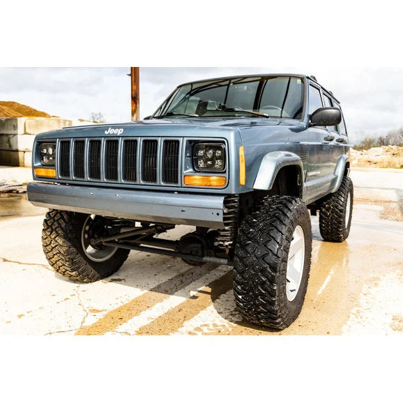 Load image into Gallery viewer, Rough Country RCH5200 5x7in LED Projector Headlights for 87-95 Jeep Wrangler YJ &amp; Cherokee XJ
