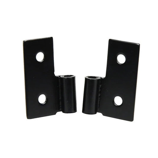 Kentrol Stainless Steel Lower Door Hinge Brackets for 76-06 Jeep CJ & Wrangler YJ, TJ, Unlimited