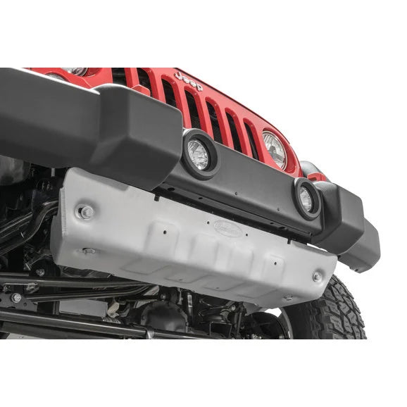 Load image into Gallery viewer, Quadratec Aluminum Modular Front Sway Bar Skid Plate for 10-18 Jeep Wrangler JK
