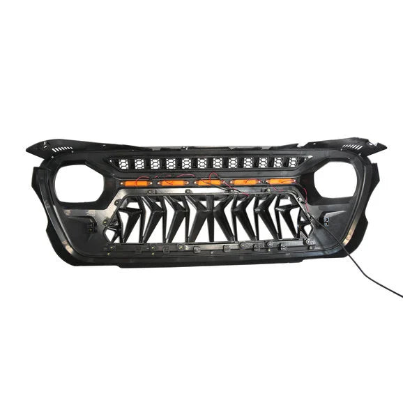 Load image into Gallery viewer, Overtread 19034 Borrego Front Grille for 18-20 Jeep Wrangler JL &amp; Gladiator JT
