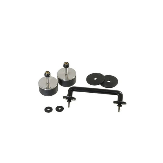 Kentrol Stainless Steel Windshield Tie Down Kit for 97-18 Jeep Wrangler TJ and JK