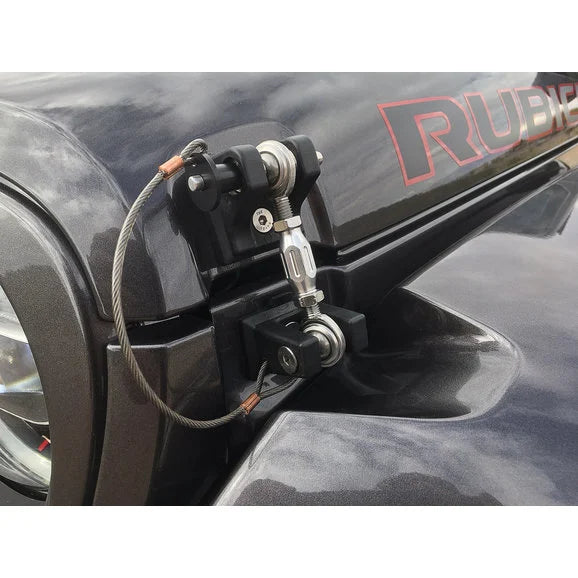 Load image into Gallery viewer, DV8 Offroad D-JL-190001-K Hood Hold Downs for 18-24 Jeep Wrangler JL &amp; Gladiator JT
