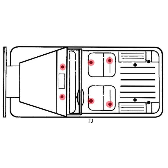 Load image into Gallery viewer, Crown Automotive 55176180 Body Mount Bushing for 87-06 Jeep Wrangler YJ and TJ &amp; Unlimited
