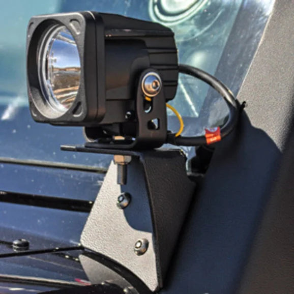 Load image into Gallery viewer, Vision X 9888408 Optimus LED&#39;s with A-Pillar Mounts for 07-18 Jeep Wrangler JK
