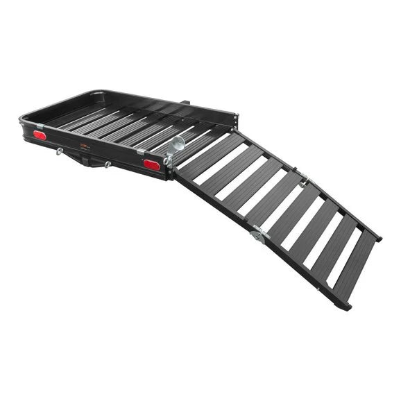 Load image into Gallery viewer, CURT 18112 Cargo Carrier with Ramp
